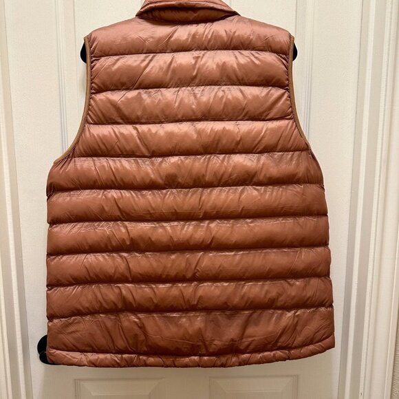 New 32 Degrees Women's Lightweight Zip Up Packable Vest Size XXL Copper Brown - Picture 14 of 14